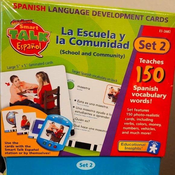 Educational Insights Smart Talk Espanol 150 Cards Set - Picture 1 of 2